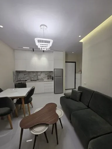 Tirane, jepet me qera apartament 1+1 Kati 5, 60 m² 450 € (Institut)