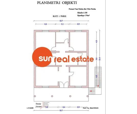 Shkoder, shitet Vile Kati 1, 6.500 m² 160.000 € (SHKODER-VELIPOJE)