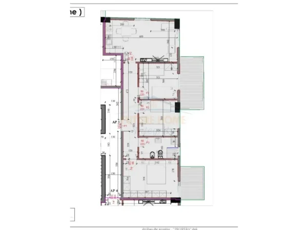 shitet apartament 3+1+Ballkon Kati 1, 108 m² 97.550 € (PASKUQAN)