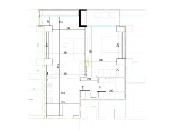 Shqiperi, shitet apartament 1+1+Ballkon Kati 21, 83 m² 167.600 € (Rruga Dritan Hoxha)
