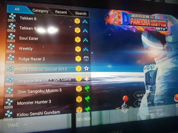 Lushnje, shes Play Station Box Game "Pandora 3D " me 8 mij lojra. Çmimi 50 mij lek te vjetra. ( lexoni te dhenat )