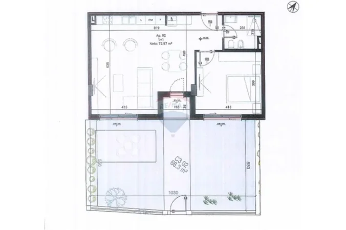 Tirane, shitet 1+1 , 152 m² 217.965 € (Mjull Bathore)