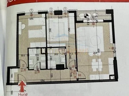 Tirane, shitet apartament 2+1 Kati 9, 105 m² 173.200 € 