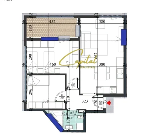 Tirane, shitet apartament 2+1 Kati 3, 97 m² 170.000 € (RRUGA DRITAN HOXHA)