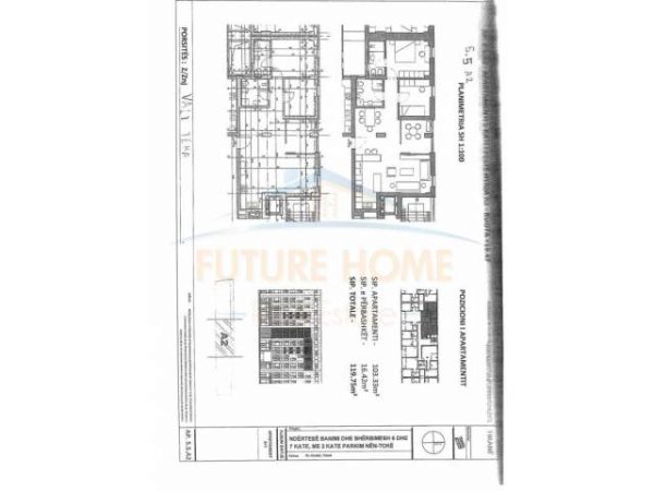 Tirane, shitet apartament Kati 5, 120 m² 148.000 Euro (Rruga Korabi.)
