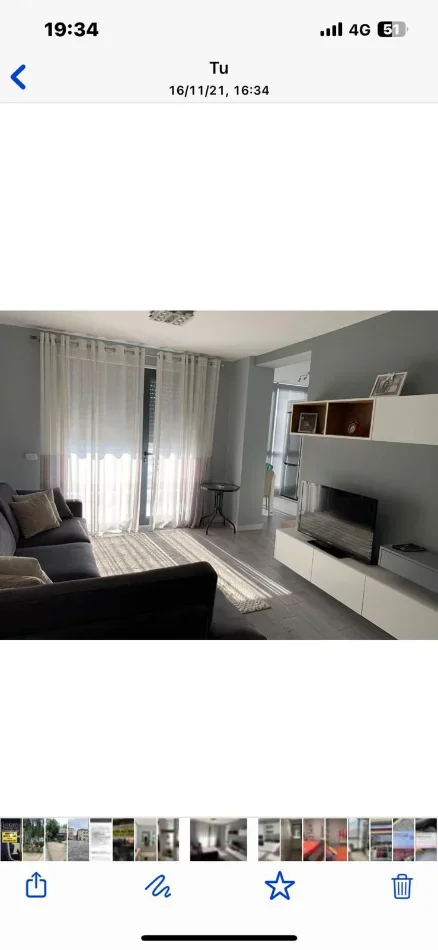 Tirane, jepet me qera apartament 2+1 Kati 6, 100 m² 600 € (ish fusha e aviacionit)
