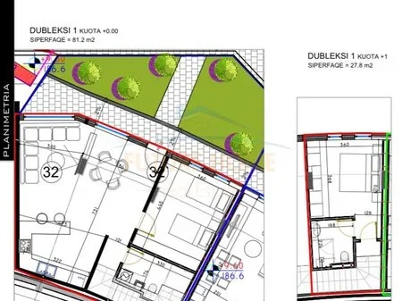 Tirane, shitet apartament duplex 2+1 Kati 2, 174 m² 225.000 € (KODRA E DIELLIT)