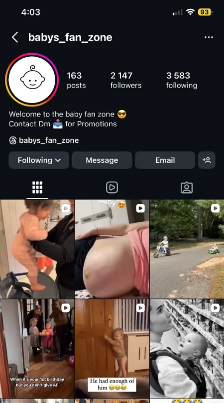 Shiten faqet ne instagram