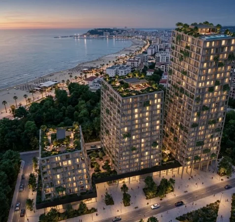 Durres, shitet apartament 1+1 Kati 3, 93 m² (Plazh)