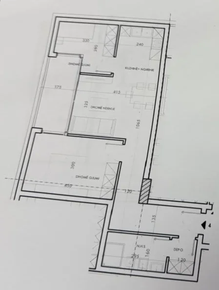 Tirane, shitet apartament 2+1 Kati 4, 93 m² 93.000 € (Astir)