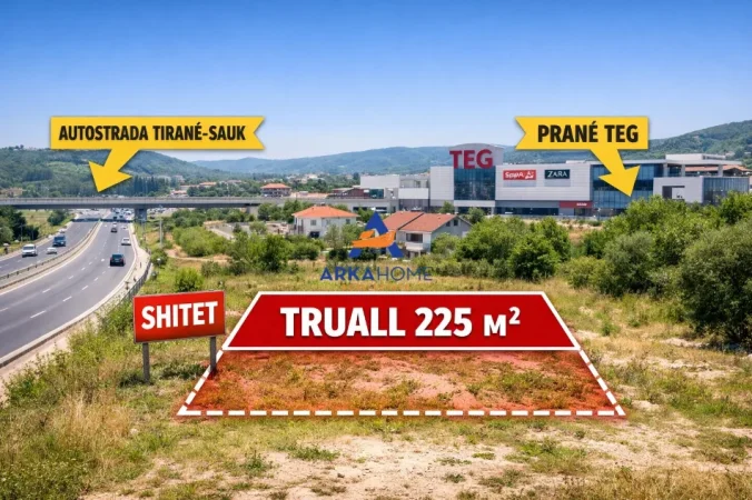 Tirane, shitet truall , 225 m² 93.389 € (teg)