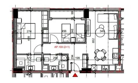 Tirane, shitet apartament 2+1 Kati 1, 236.880 € (Rruga Bardhyl)