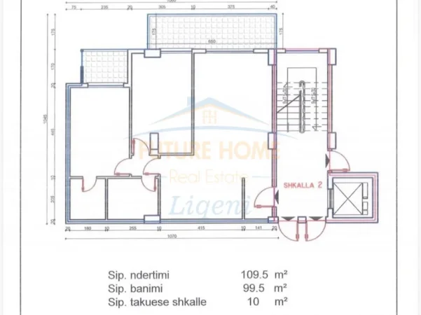 Tirane, shitet apartament 2+1 Kati 5, 110 m² 179.000 € (kinostudio)