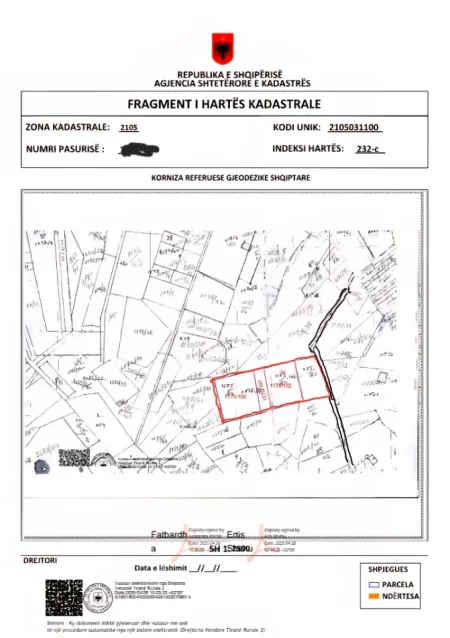 Tirane, shes toke , 9.750 m² (Kashar)