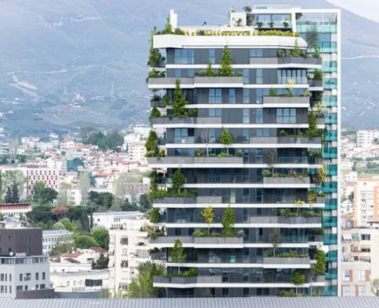 Shqiperi, jepet me qera zyre Kati 15, 150 m² (Vertical Forest, Rruga e Elbasanit)