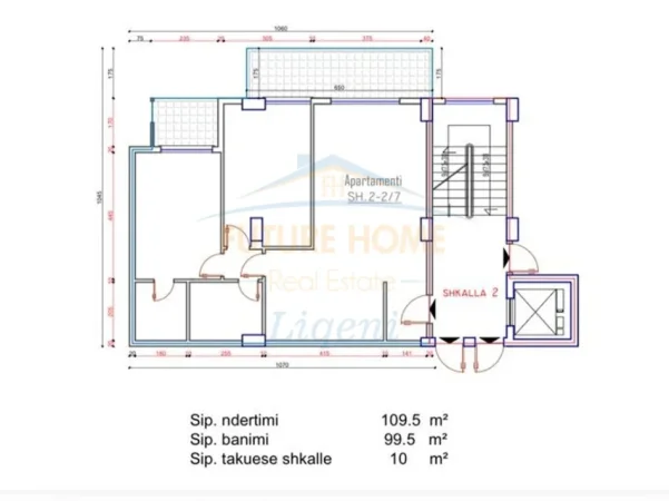 Tirane, shitet apartament 2+1 Kati 2, 110 m² 179.000 € (Kinostudio)
