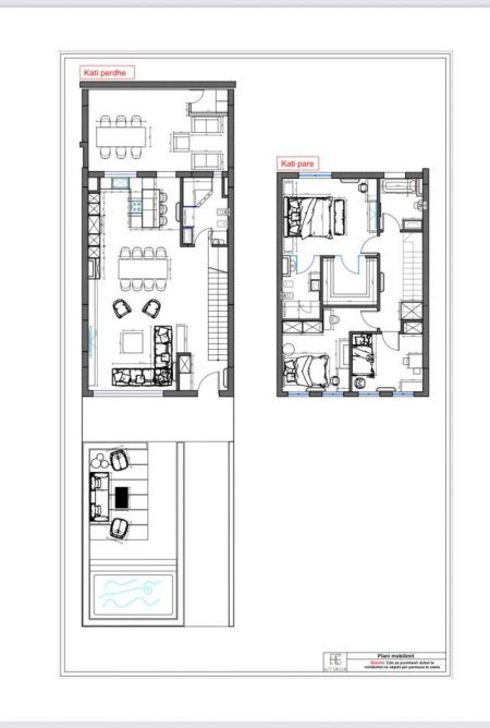Tirane, shitet apartament duplex 3+1+A+BLK Kati 1, 305 m² 370.000 Euro (Kodra Diellit)