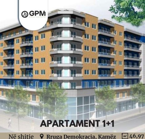 Tirane, shitet apartament 1+1 Kati 6, 46 m² 39.000 Euro ne Kamez