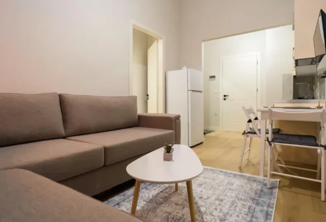 Tirane, jepet me qera apartament 1+1 Kati 2, 50 m² 650 € (Muhamet Gjollesha)