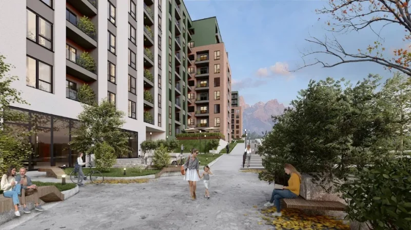 Tirane, shitet apartament 1+1+Aneks+Ballkon Kati 1, 67 m² 79.668 € 