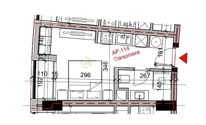Tirane, shitet apartament 1+1 Kati 1, 80.640 € (Rruga Bardhyl)