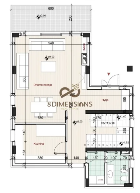 Tirane, shitet Vile 3+1+Aneks+Ballkon Kati 0, 288 m² 800.000 € (vilat gjermane)