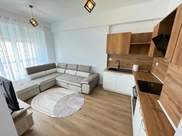 Tirane, jepet me qera apartament 1+1 Kati 5, (Ali Demi)