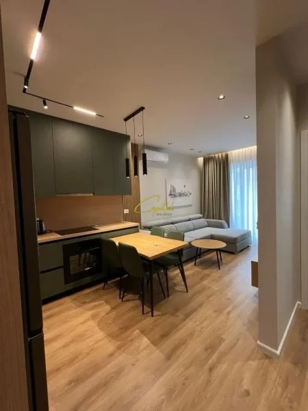 Tirane, jepet me qera apartament 1+1 Kati 8, 50 m² 530 € (ALI DEMI)