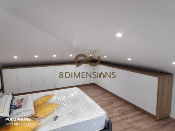 Tirane, jepet me qera apartament+verande | Penthouse 2+1+Ballkon Kati 7, 150 m² 500 € (fresk)