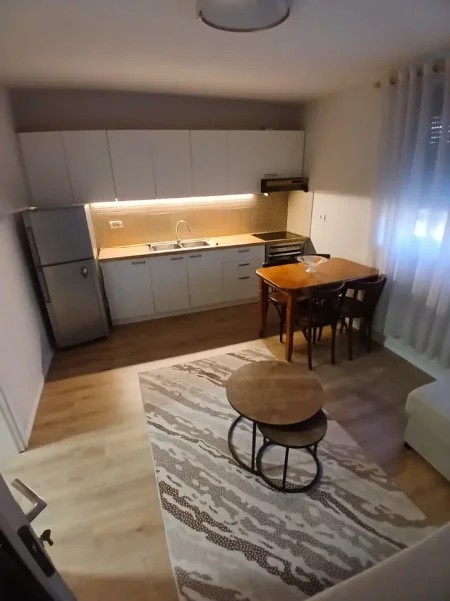 Tirane, jepet me qera apartament 1+1 Kati 2, 400 € (Rruga Halit Begaj, Allias, Tiranë)