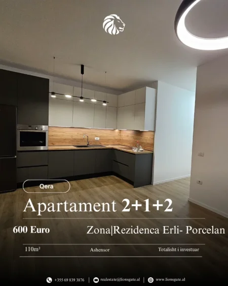 Tirane, jap me qera apartament 2+1 , 110 m² 600 € 