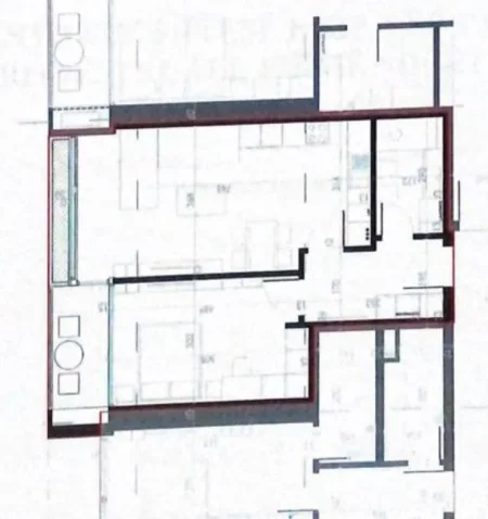 Tirane, shitet apartament 1+1+Aneks+Ballkon Kati 7, 79 m² 142.000 € 