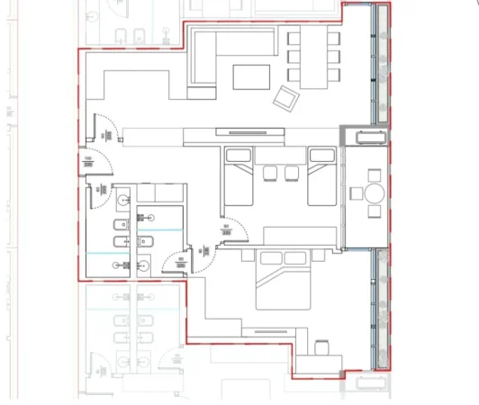Tirane, shitet apartament 2+1 Kati 4, 125 m² 260.000 € (laprake , Rruga Dritan hoxha)