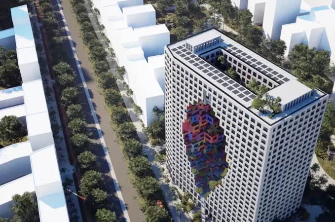 Tirane, shitet apartament 2+1 Kati 20, 126 m² 352.240 € (Bulevardi i Ri)