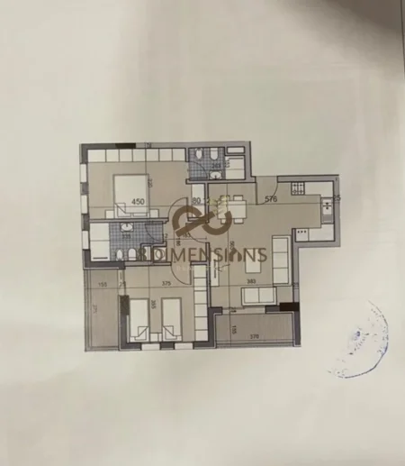 Tirane, shitet apartament 2+1+Ballkon Kati 3, 109 m² 113000 € (univers city)