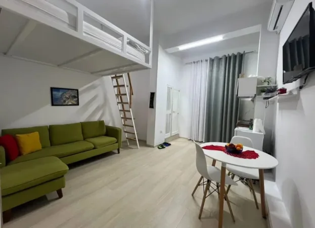 Tirane, jepet me qera garsonier Kati 2, 40 m² 600 € (stadiumi dinamo , sheshi willson)