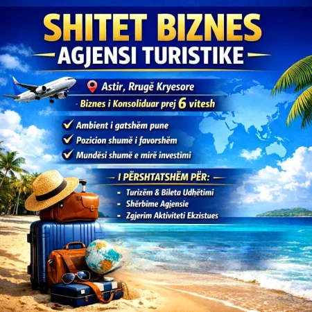 Tirane, shes SHITET BIZNESI AGJENSI TURISTIKE 11.111 €