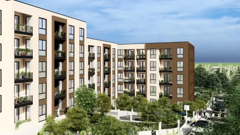 Tirane, shes apartament 1+1 Kati 1, 75 m² 73.100 € (Paskuqan)