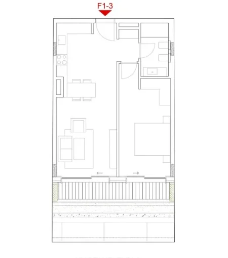 Vlore, shitet apartament 1+1 Kati 1, 95 m² 396.902 € (Palase, Sunset Residence, Green Coast)