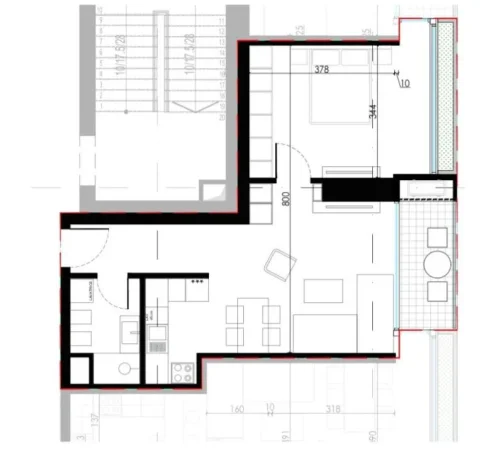 Tirane, shitet apartament 1+1+Aneks+Ballkon Kati 6, 81 m² 155.000 € (zogu i zi)