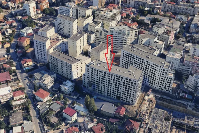 Tirane, jepet me qera apartament 1+1 Kati 5, 59 m² + 1Garazh 60.000ALL