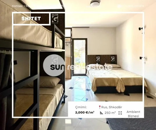 Shkoder, shitet ambjent biznesi Kati 1, 250 m² (RUS)