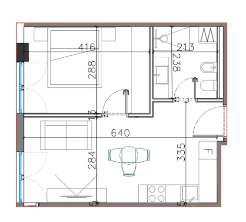 Vlore, shitet apartament 1+1+Aneks+Ballkon , 50 m² 139.200 € (vlore)