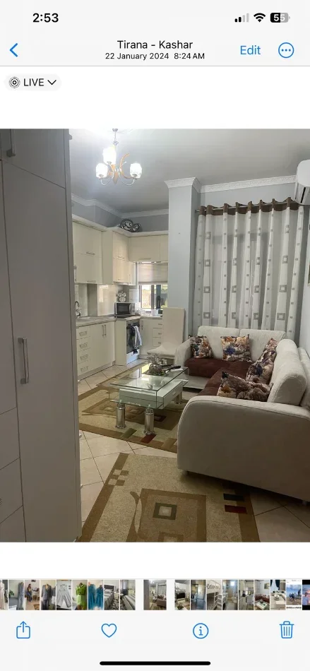 Tirane, jepet me qera nga Pronari, pa-komision apartament 1+1+Aneks+Ballkon Kati 3, (Rruga Vace Zela)