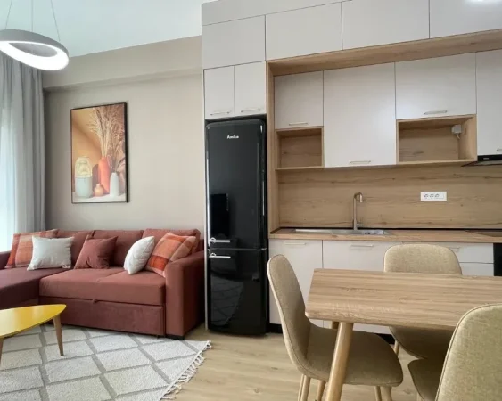 Tirane, jepet me qera apartament 1+1+Aneks+Ballkon Kati 8, 47 m² 450 € (rruga ali demi)