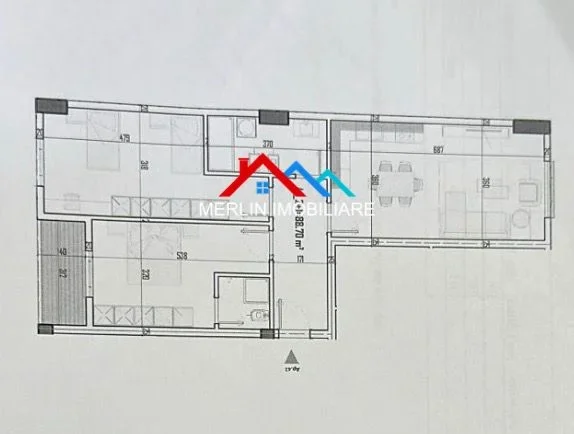Tirane, shitet apartament 2+1+Ballkon Kati 6, 102 m² 102.000 € (PASKUQAN)
