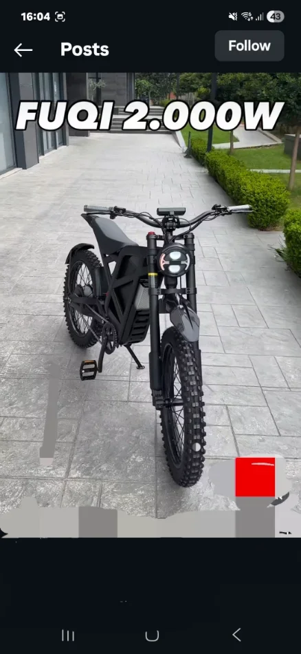 Tirane, shitet EBIKE , e zeze 1.000 €