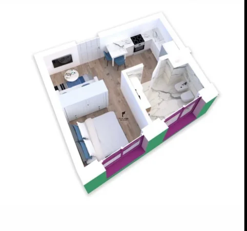 Tirane, shitet garsonier Kati 6, 32 m² 75.000 € (ALI DEMI)