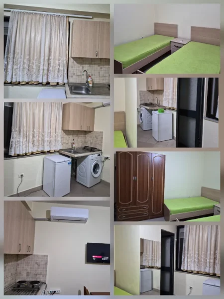 Tirane, jepet me qera garsonier 1+1 Kati 2, 30 m² 300 € (RR Qemal Stafa perballe Shkolles Fan Noli)