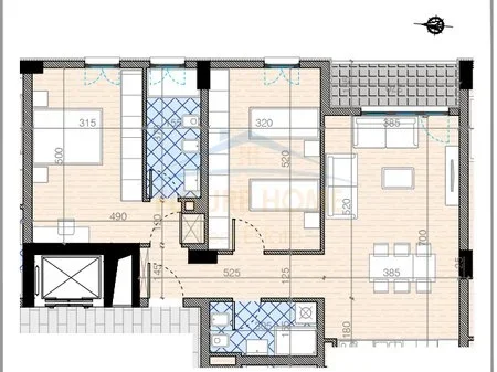 Tirane, shitet apartament 2+1 Kati 6, 112 m² 213.999 € 
